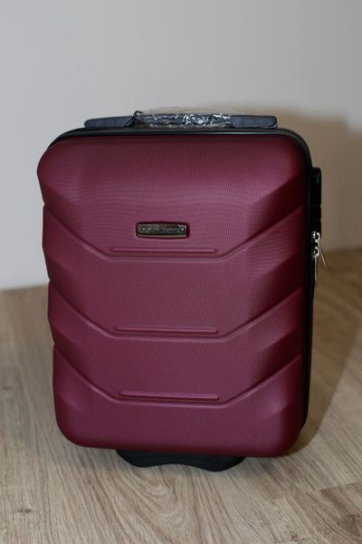 Валіза для Wizz Air ручна поклажа Wings 147-2 - 40x30x20 бордова 147-2 XS burgundy фото