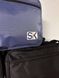 Дорожня сумка Sweetkeys TB01 Преміум ручна поклажа 40x25x20 см, синя SK_TB01 фото 6