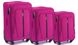 Комплект валіз Wings 1706 на 4 колесах 3 в 1 (L, M, S) Рожевий Wings_1706_3v1 фото