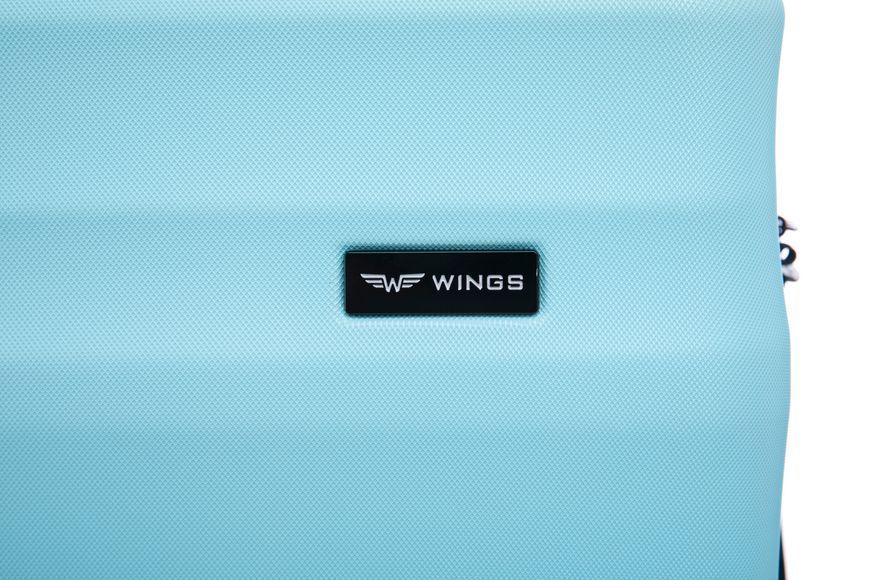 Валіза Wings Vult01 Vulture мала (S) на 4 колесах ручна поклажа Блакитна Vult01 S light blue фото