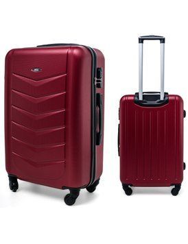 Валіза RGL 520 середня (M) на 4 колесах вишнева 520 M maroon фото