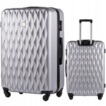велика (L) Валіза Wings TD190 срібляста TD190 L silver фото