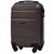 Міні пластикова валіза Wings AT01 на 4 колесах ручна поклажа кавова At01 XS coffe фото