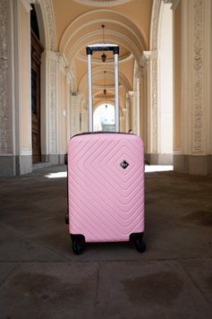 Валіза RGL 741 мала (S) на 4 колесах Ручна Кладь рожева 741 S l.pink фото