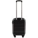 Міні пластикова валіза Wings AT01 на 4 колесах ручна поклажа чорна At01 XS black фото 3