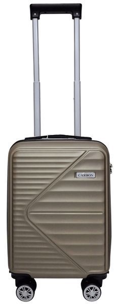 Валіза для Wizz Air ручна поклажа Carbon 66101 - 40x30x20 шампань 66101 XS champagne фото