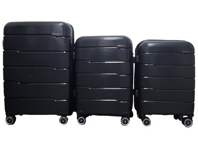 Валіза Milano bag 0305 Чорний Комплект валіз fdb95eb91232a20f1246d1fb8a004a61 фото