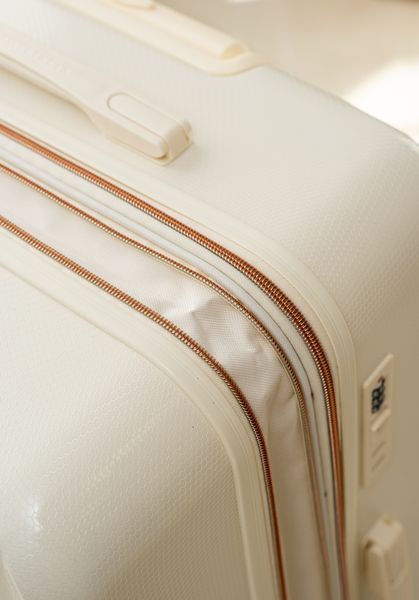 Валіза Sweetkeys SK190 з полікарбонату велика (L) з розширенням кремова SK190 L creame фото