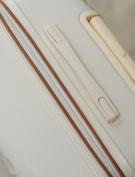 Валіза Sweetkeys SK190 з полікарбонату велика (L) з розширенням кремова SK190 L creame фото