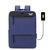 Рюкзак водостійкий WINGS BP30 для ноутбука з USB-портом синій WINGS BP30 фото