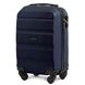 Міні пластикова валіза Wings AT01 на 4 колесах ручна поклажа синя At01 XS blue фото 1
