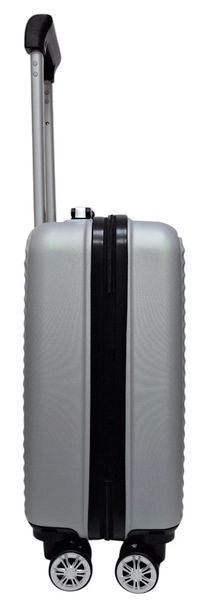 Валіза для Wizz Air ручна поклажа Carbon 66101 - 40x30x20 срібляста 66101 XS silver фото