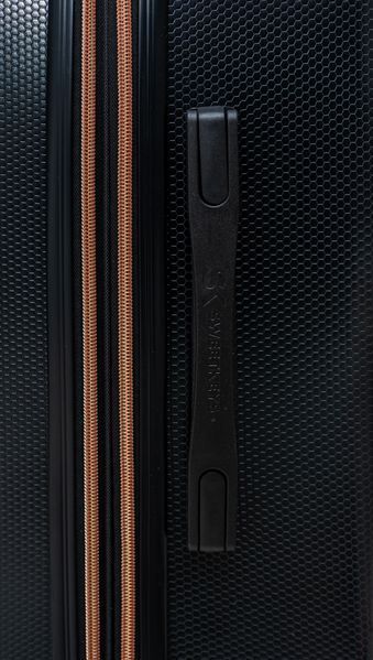 Валіза Sweetkeys SK190 з полікарбонату велика (L) з розширенням чорна SK190 L black фото