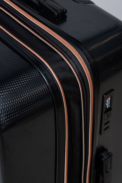 Валіза Sweetkeys SK190 з полікарбонату велика (L) з розширенням чорна SK190 L black фото