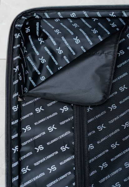 Валіза Sweetkeys SK190 з полікарбонату велика (L) з розширенням чорна SK190 L black фото