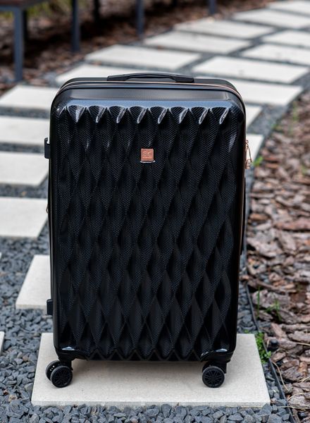 Валіза Sweetkeys SK190 з полікарбонату велика (L) з розширенням чорна SK190 L black фото