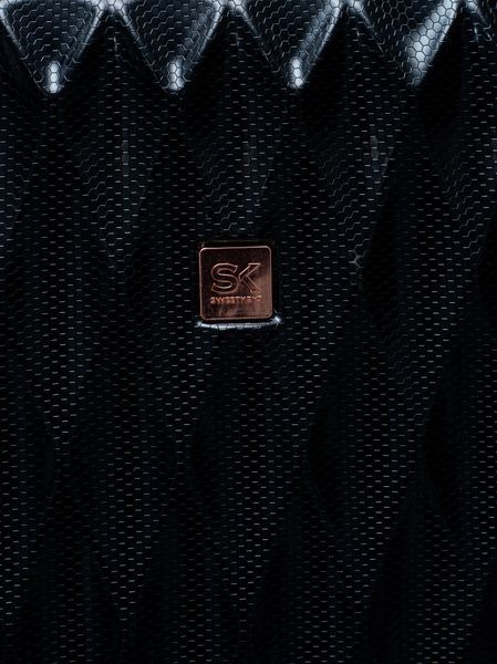 Валіза Sweetkeys SK190 з полікарбонату велика (L) з розширенням чорна SK190 L black фото