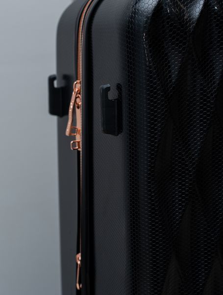 Валіза Sweetkeys SK190 з полікарбонату велика (L) з розширенням чорна SK190 L black фото