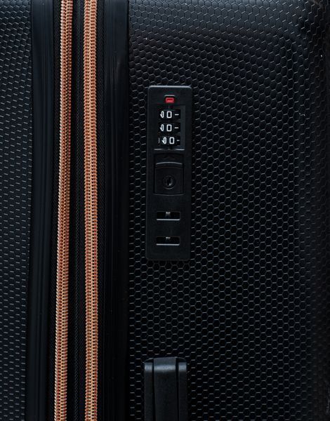 Валіза Sweetkeys SK190 з полікарбонату велика (L) з розширенням чорна SK190 L black фото