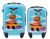 Набір 2 Дитячі валізи на коліщатках WINGS JAY блакитна JAY S+XS car фото