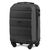 Міні пластикова валіза Wings AT01 на 4 колесах ручна поклажа графітова At01 XS d.grey фото