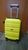 Міні пластикова валіза Wings AT01 на 4 колесах ручна поклажа жовта At01 XS yellow фото