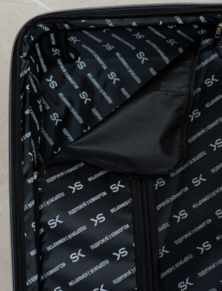 Валіза Sweetkeys SK190 з полікарбонату велика (L) з розширенням графітова SK190 L grafite фото