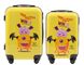 Набір 2 Дитячі валізи на коліщатках WINGS JAY жовта WINGS JAY+XS фото