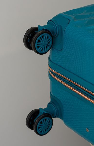 Валіза Sweetkeys SK190 з полікарбонату велика (L) з розширенням бірюзова SK190 L blue фото