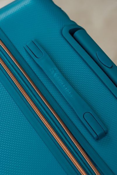 Валіза Sweetkeys SK190 з полікарбонату велика (L) з розширенням бірюзова SK190 L blue фото