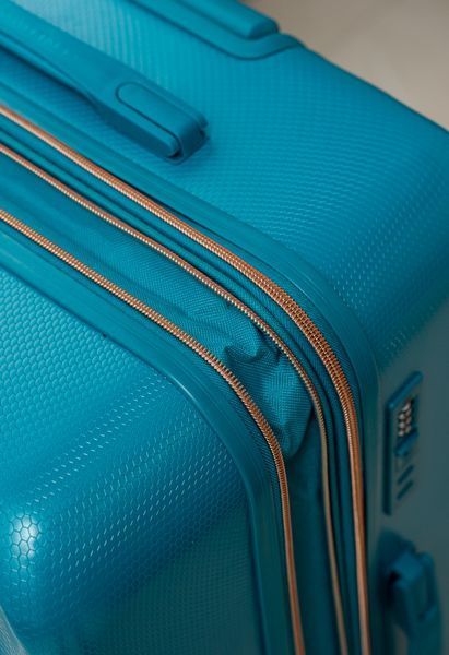 Валіза Sweetkeys SK190 з полікарбонату велика (L) з розширенням бірюзова SK190 L blue фото