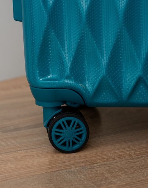 Валіза Sweetkeys SK190 з полікарбонату велика (L) з розширенням бірюзова SK190 L blue фото