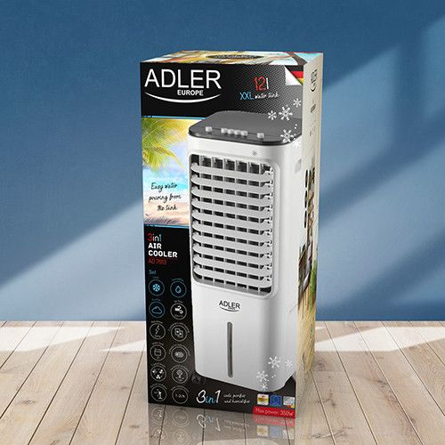 Охолоджувач 3в1 Adler AD 7913 очищувач / зволожувач повітря, резервуар 12 л 5902934835022 фото