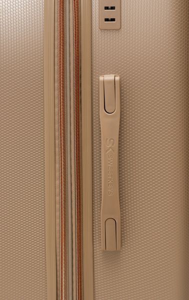 Валіза Sweetkeys SK190 з полікарбонату велика (L) з розширенням шампань SK190 L champagne фото