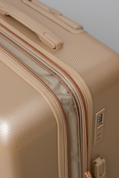 Валіза Sweetkeys SK190 з полікарбонату велика (L) з розширенням шампань SK190 L champagne фото