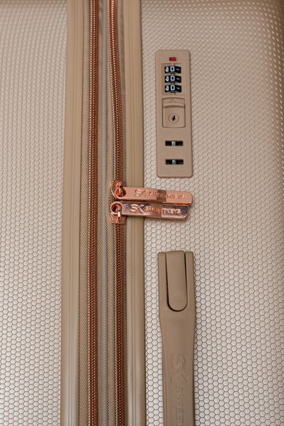 Валіза Sweetkeys SK190 з полікарбонату велика (L) з розширенням шампань SK190 L champagne фото