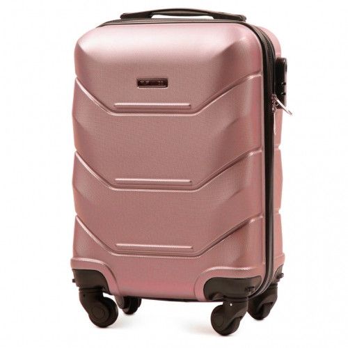 Комплект 2 в 1 валіза (XS) та кейс Wings 147 ручна поклажа рожеве золото XS+BC 147 rose gold фото