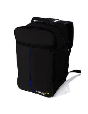 Сумка рюкзак 2в1 для ручної кладі RGL 26B 40x25x20 см, Чорно-синя 26 black/blue фото