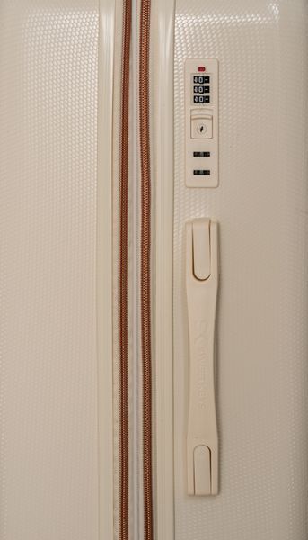 Валіза Sweetkeys SK190 з полікарбонату середня (M) з розширенням кремова SK190 M creame фото