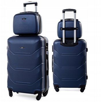 Комплект 2 в 1 велика валіза (L) RGL 720 та кейс великий (L) синій 720 L+BC blue фото