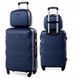 Комплект 2 в 1 велика валіза (L) RGL 720 та кейс великий (L) синій 720 L+BC blue фото