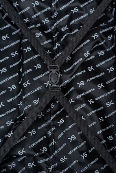 Валіза Sweetkeys SK190 з полікарбонату середня (M) з розширенням чорна SK190 M black фото