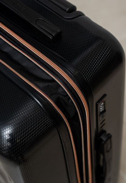 Валіза Sweetkeys SK190 з полікарбонату середня (M) з розширенням чорна SK190 M black фото