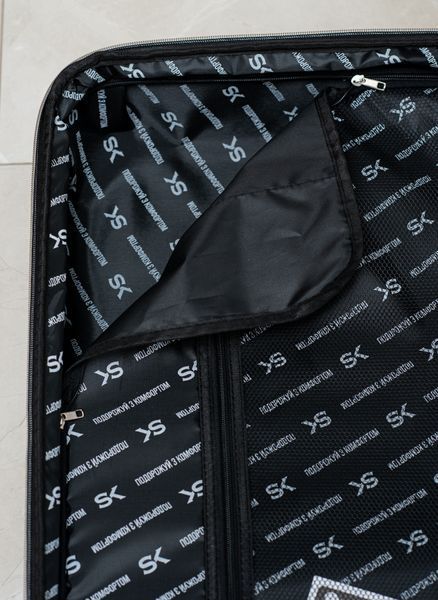 Валіза Sweetkeys SK190 з полікарбонату середня (M) з розширенням чорна SK190 M black фото