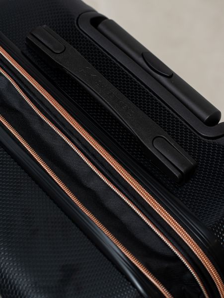 Валіза Sweetkeys SK190 з полікарбонату середня (M) з розширенням чорна SK190 M black фото