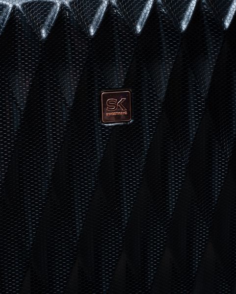 Валіза Sweetkeys SK190 з полікарбонату середня (M) з розширенням чорна SK190 M black фото