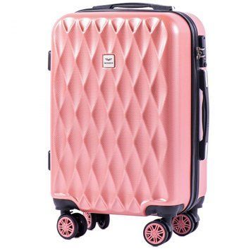 Валіза з полікарбонату Wings PC190 мала (S) рожева PC190 S pink фото