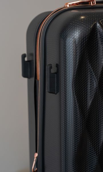 Валіза Sweetkeys SK190 з полікарбонату середня (M) з розширенням графітова SK190 M grafite фото