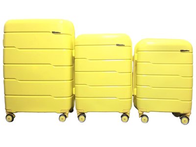 Валіза Milano bag 0305 Жовтий Комплект валіз a1df4fefc62ef2aa3d62f5a8188cf59c фото