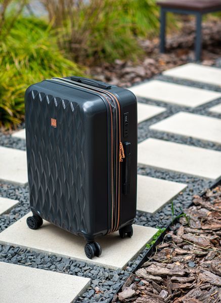 Валіза Sweetkeys SK190 з полікарбонату середня (M) з розширенням графітова SK190 M grafite фото